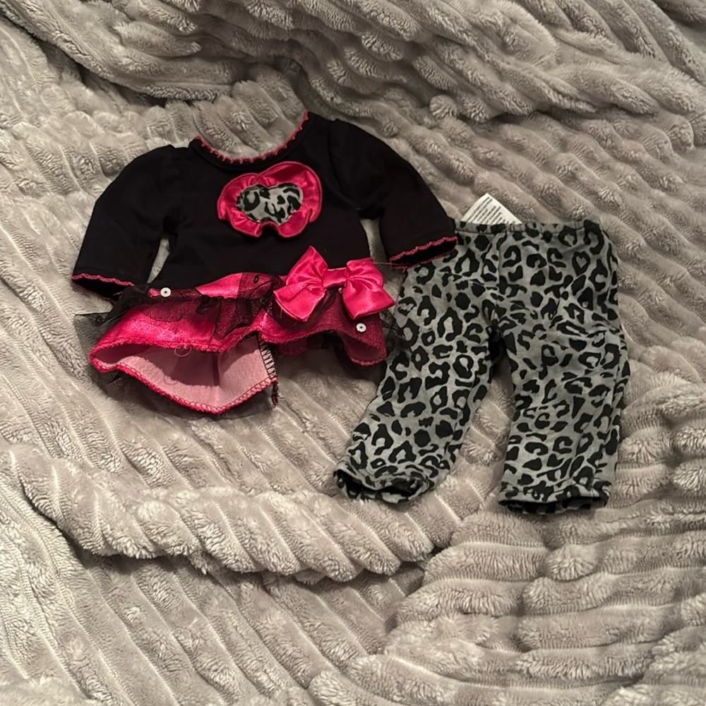 Dollie and me outfit for 18in dol
